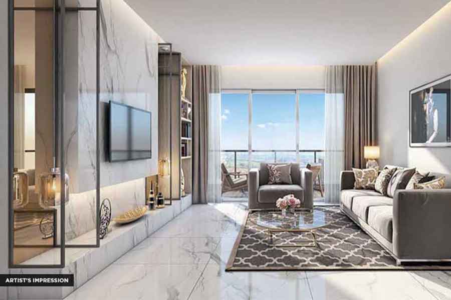Living Area in TW Gardens